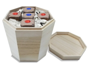 「カタカムナ　イヤシロBOX　八角型桐箱」　～丸山式炭埋のイヤシロBOX～