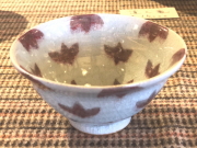五山焼（いつつやまやき）　「飯碗　（ご飯茶碗）」　～信州の陶芸家　朝比奈克文氏　陶芸作品/もみじ