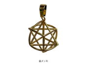 「ミスマルノタマネックレス トップチャーム / サージカルステンレス＋金」　～丸山式コイル開発者の丸山修寛医師が開発した生命場正常化アイテム！～