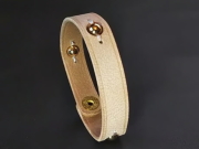 「PREMIUM Bracelet　（ALASKA IVORY × GOLD）」　～しぜんなじぶんに還るブレスレット～