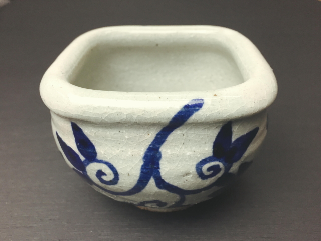 五山焼（いつつやまやき）　「納豆鉢　（小鉢）」　〜信州の陶芸家　朝比奈克文氏　陶芸作品