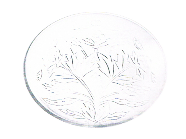 「咲や姫　中皿　（Φ205mm×H28mm）」　〜生体エネルギーガラス器〜