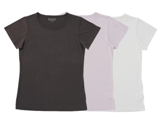 TAKEFU　竹布Ｔシャツ Lady's （丸首半袖）　〜癒しと生命力をもたらす天然素材〜