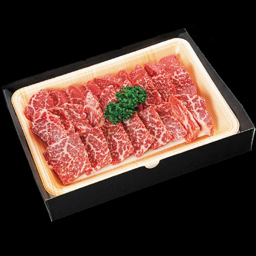 鹿児島黒牛もも・ウデ赤身焼肉用500g main