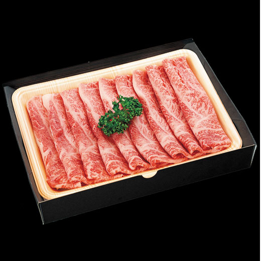 鹿児島黒牛ロース霜降り薄切500g main