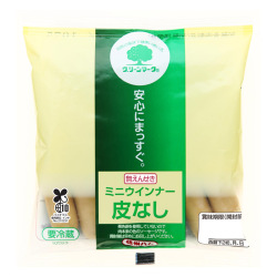 グリーンマーク皮なしミニウインナー ８２ｇ