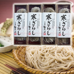【送料無料】信州特産品寒ざらし石臼挽き生そばセットD [商品番号KT-50N]