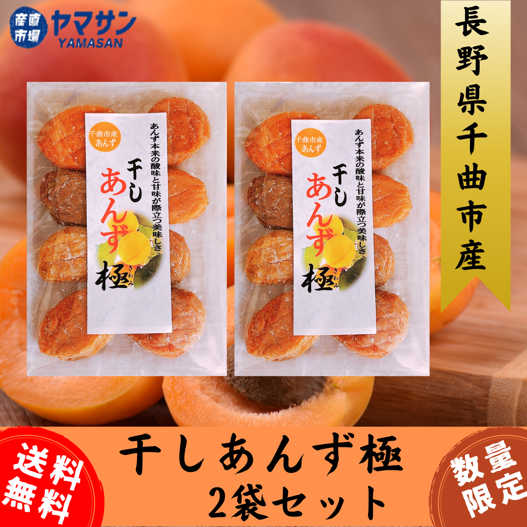 干しあんず 極（きわみ）はねだし 訳あり 長野県千曲市産 180g