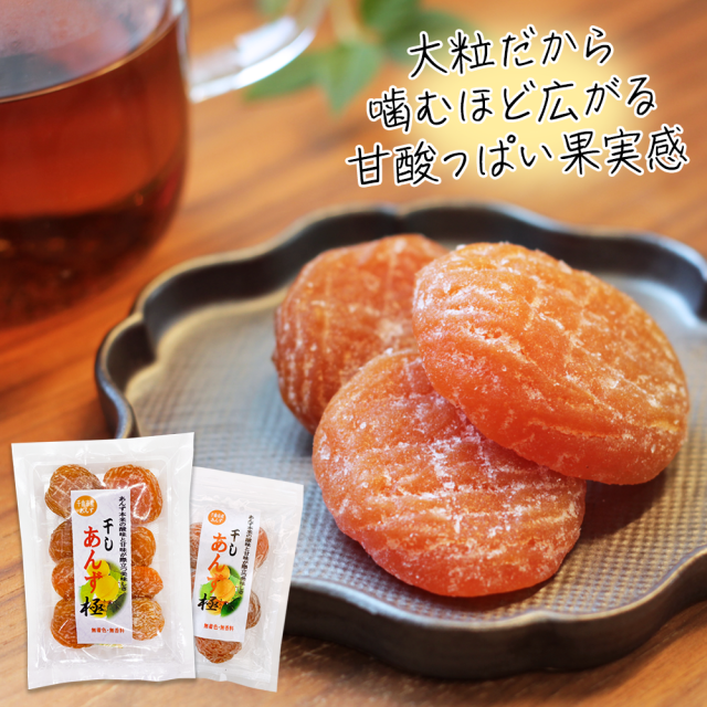 干しあんず極（きわみ） 80g または 165g×1袋 長野県千曲市産あんず