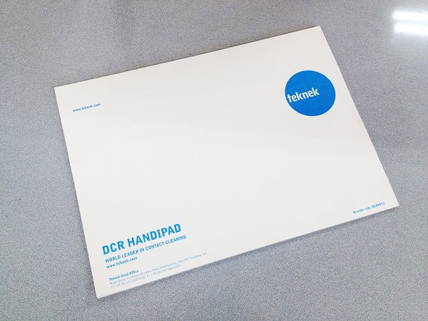 製品歩留まりを簡単かつ確実に改善!!　DCRハンドローラー用粘着パッド　
