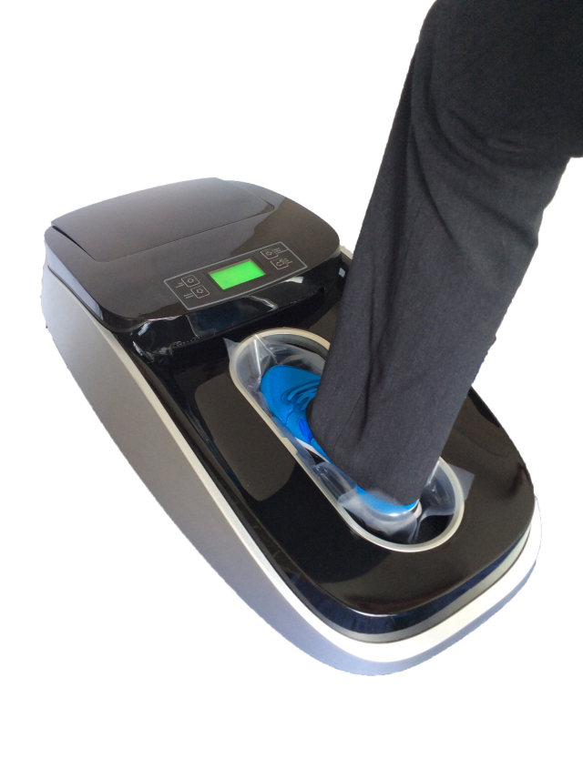 清潔域への汚れ持ち込み防止に！オートシューカバー