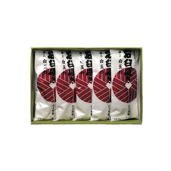 石臼碾き白玉粉180g　5本入箱