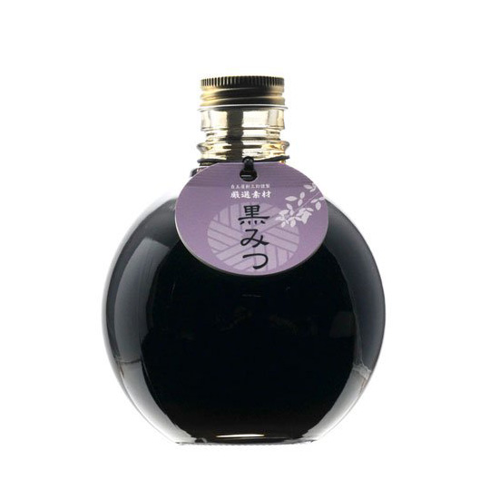 厳選素材　黒みつ　丸瓶360ml