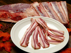 バラ肉（ブロック）1000g 知床発！エゾ鹿肉販売 知床エゾシカファーム