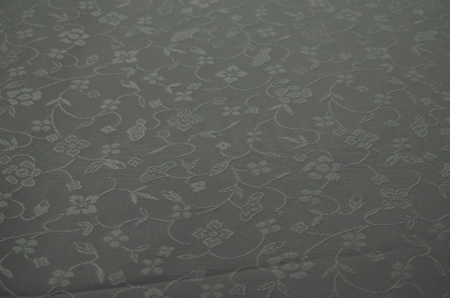 Monoki モノキ 小石丸 色無地 新品反物 薄紫 唐花地紋 99 着物リメイク リユース リサイクル