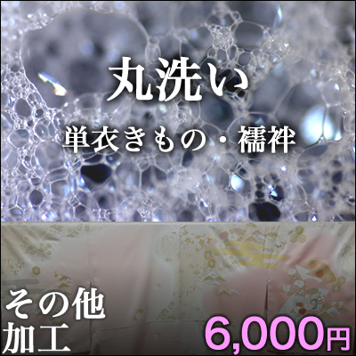 丸洗い 単衣きもの・襦袢 丸洗い 単衣きもの・襦袢