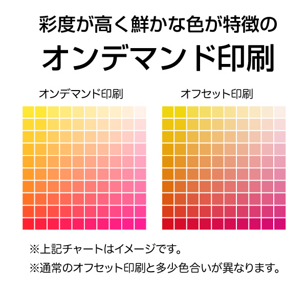 オンデマンド印刷で色鮮かな箸袋