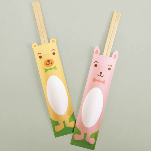 くまさん・うさぎさん子供箸