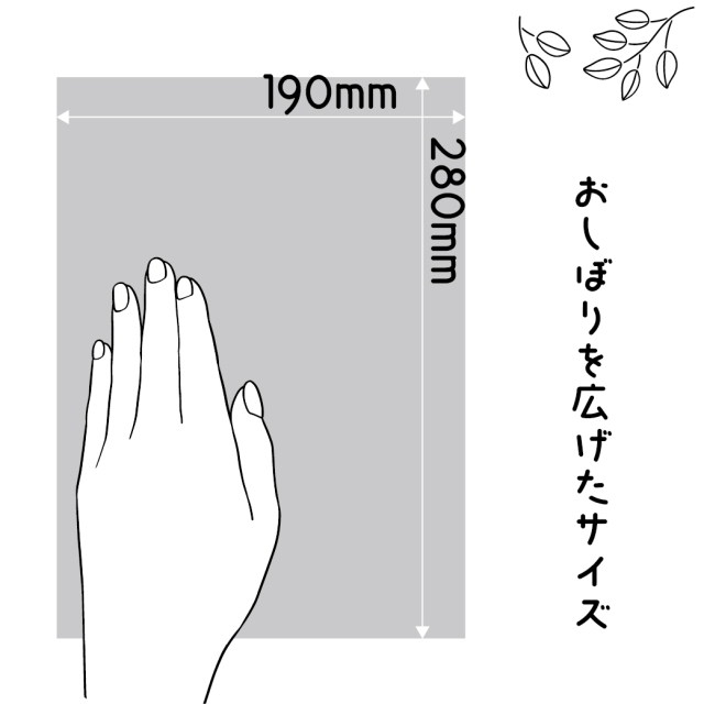 紙パッケージおしぼり ソフラ（平型） 500本