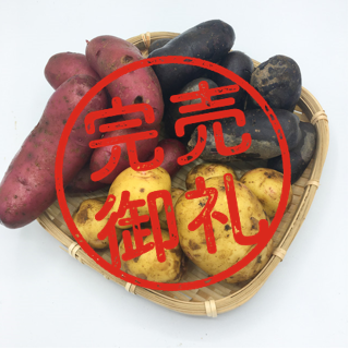 新じゃが３種類セット ２kg じゃがいも三銃士 しぜんとくらそ