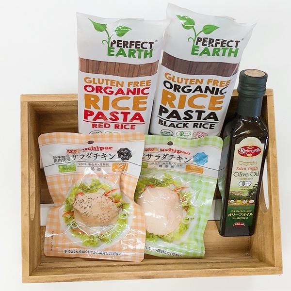 簡単ランチセット「グルテンフリーのライスパスタでイタリアン！」
