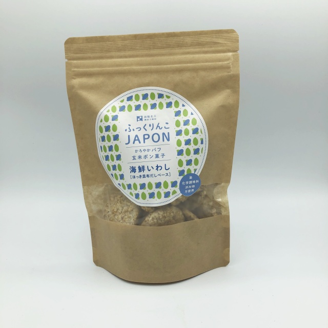ふっくりんこjapan 玄米ぽん菓子 海鮮いわし の通販 しぜんとくらそ