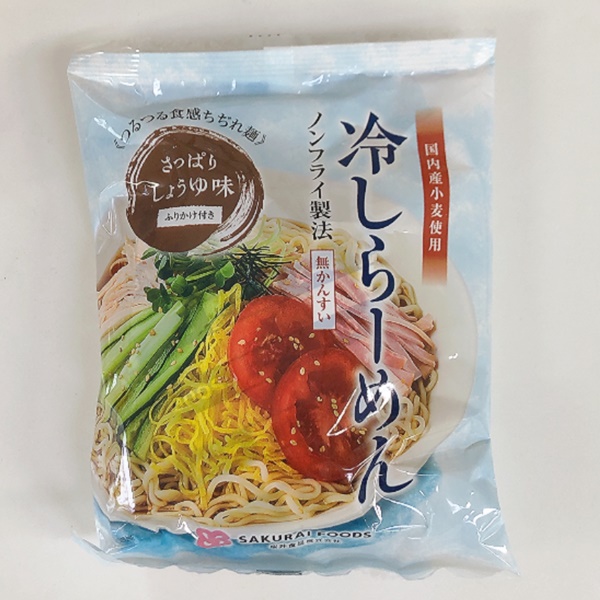 冷しらーめん　しょうゆ味