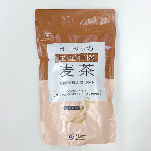 オーサワの有機麦茶(国産)
