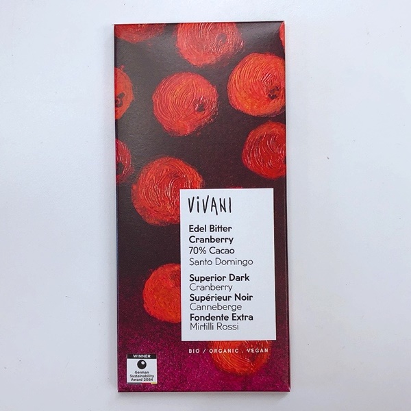 ViVANI　オーガニックダークチョコレートクランベリー