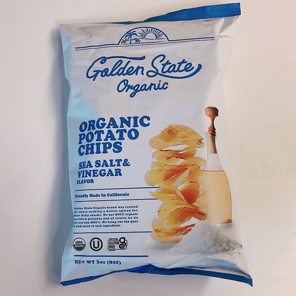 オーガニックポテトチップス　ホシーソルト＆ビネガー