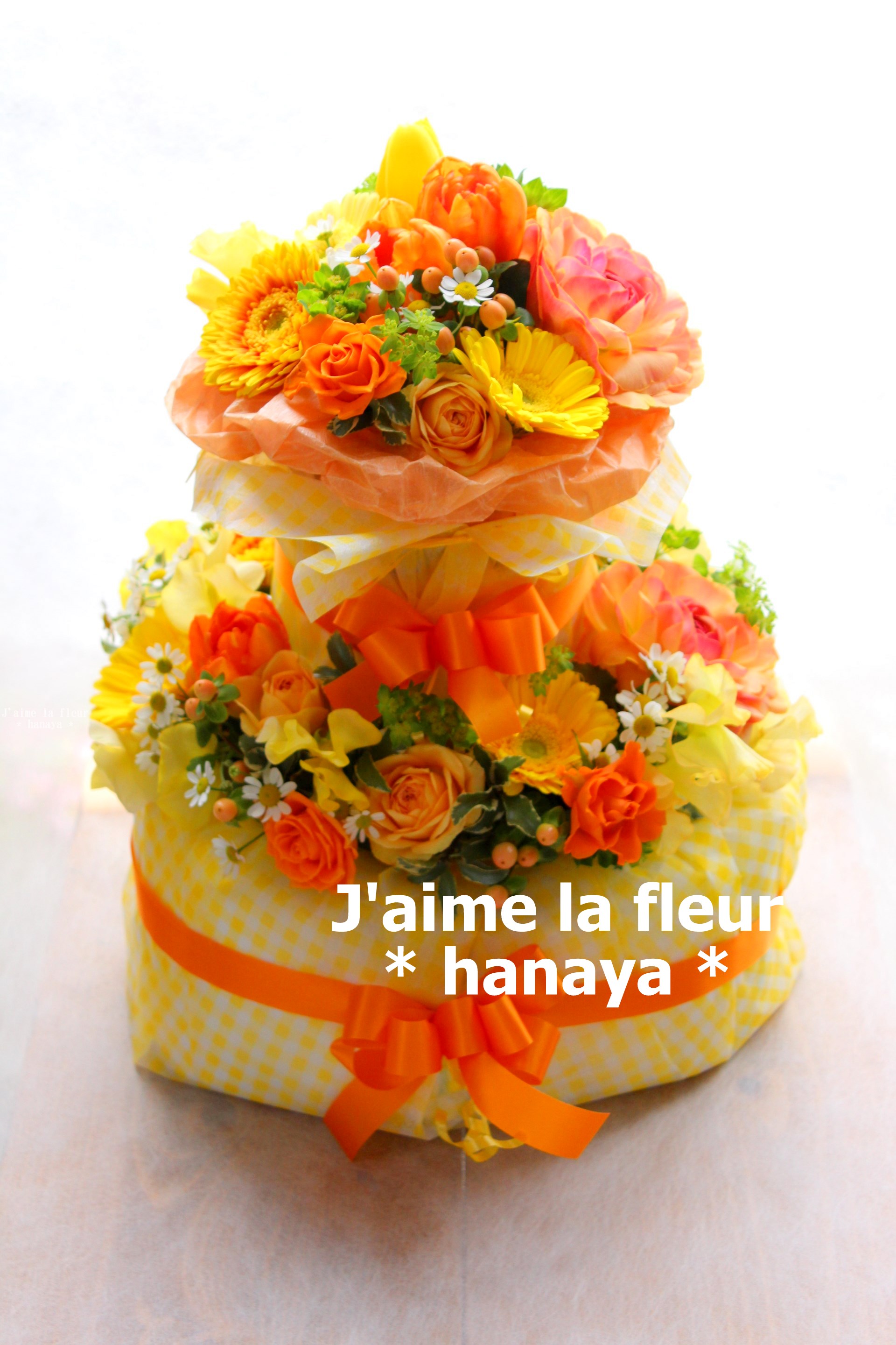 出産祝い用ギフト　マムフルール　２段