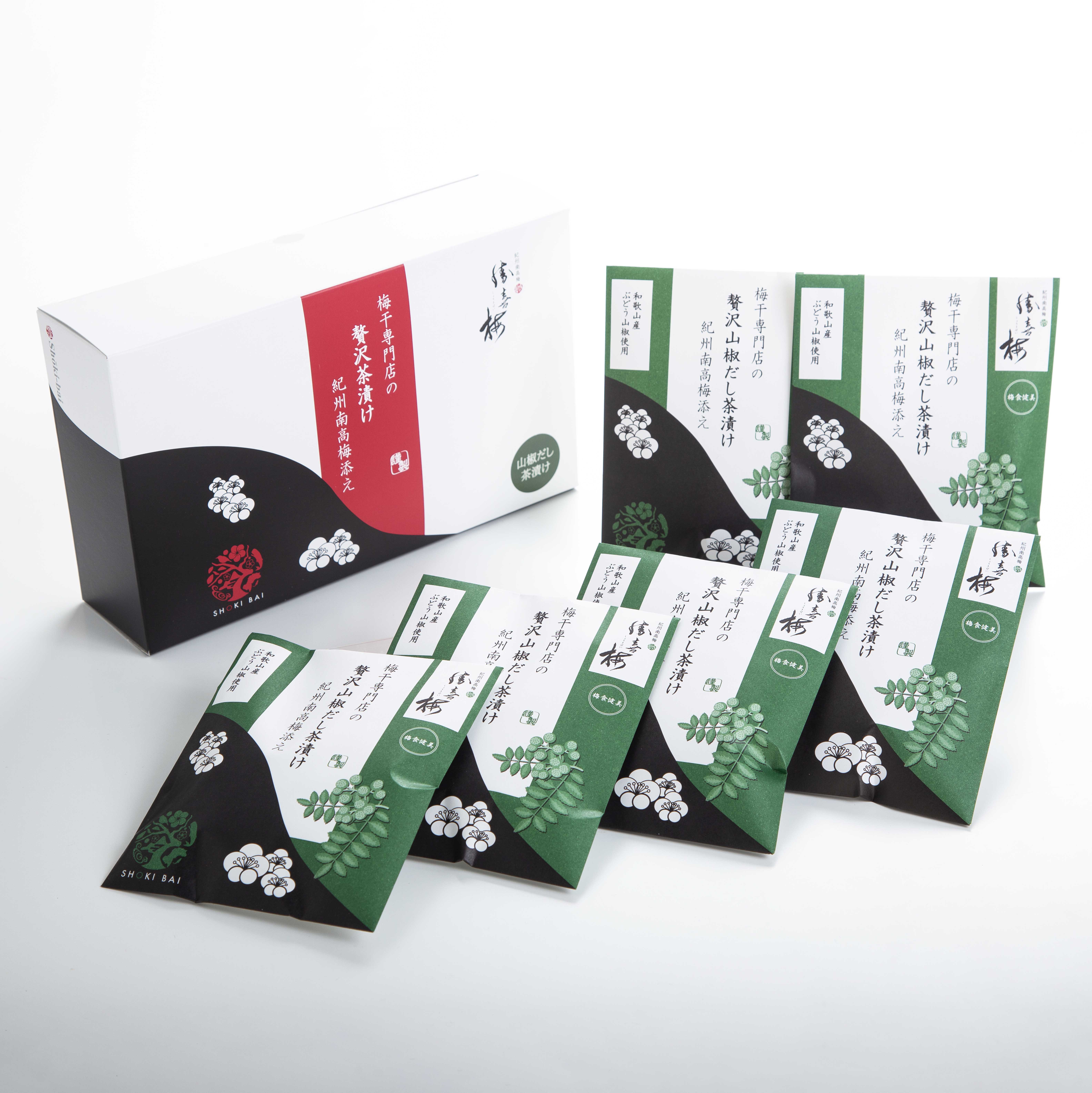 山椒だし茶漬け6袋画像