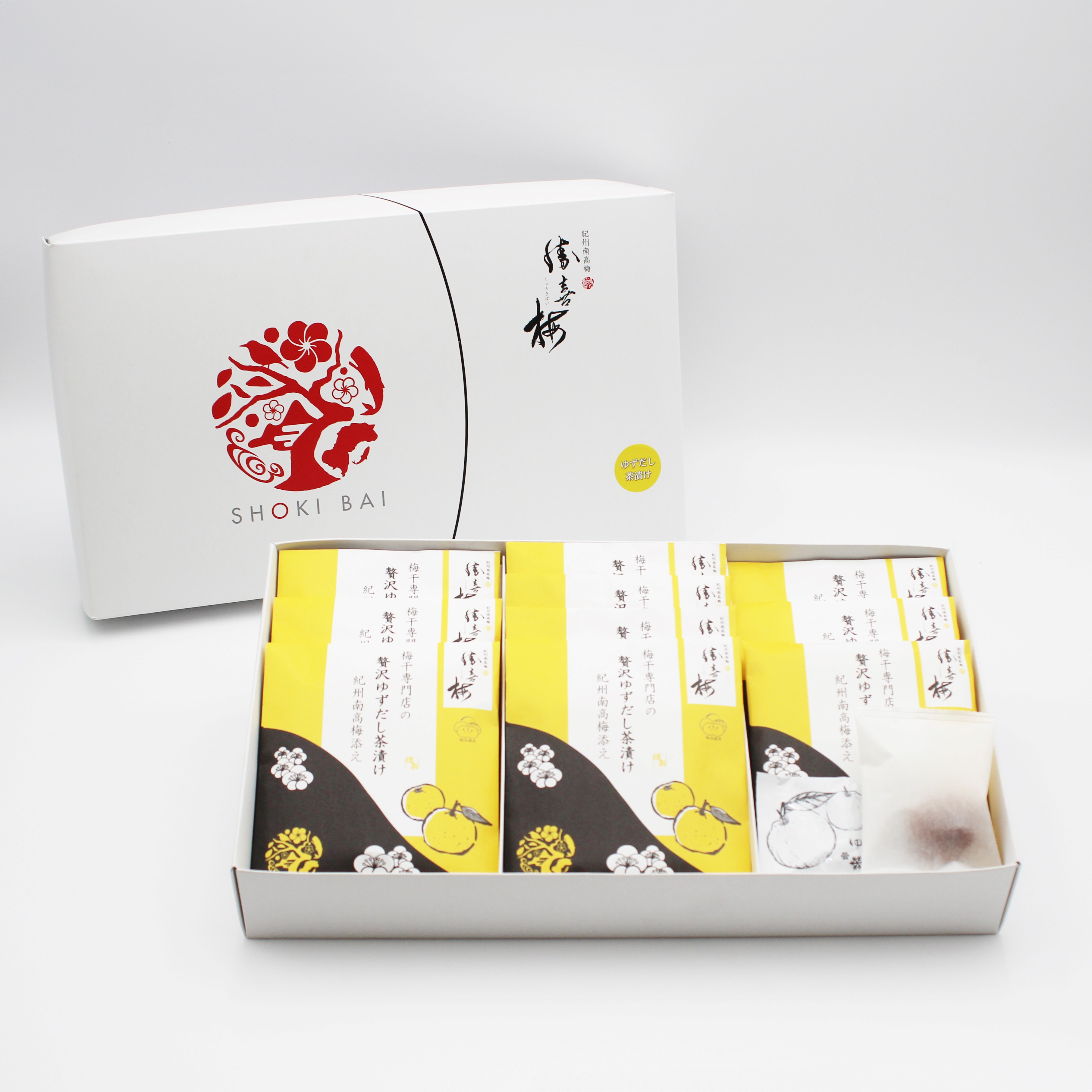 梅干専門店の贅沢ゆずだし茶漬け 紀州南高梅添え（10袋）