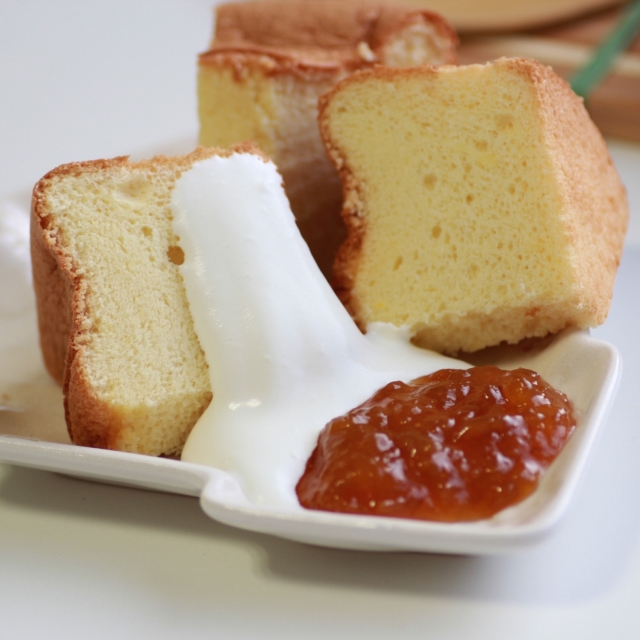 梅ジャム：シフォンケーキ