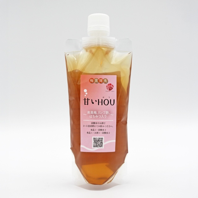 【梅シロップ】甘いＨＯＵ（ほう）※りんご酢入り 200ml
