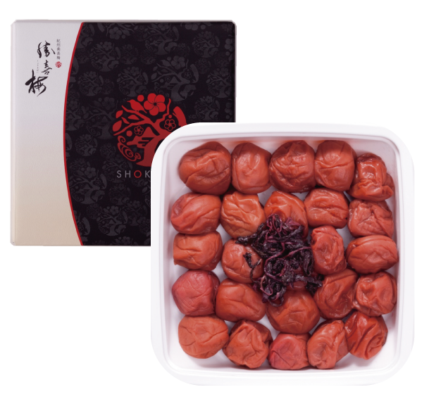 紫蘇仕立て 【紅】(べに)■紫蘇が香る特選南高梅【勝喜梅シリーズ】昔ながらのすっぱい梅干。 紅トップシール風