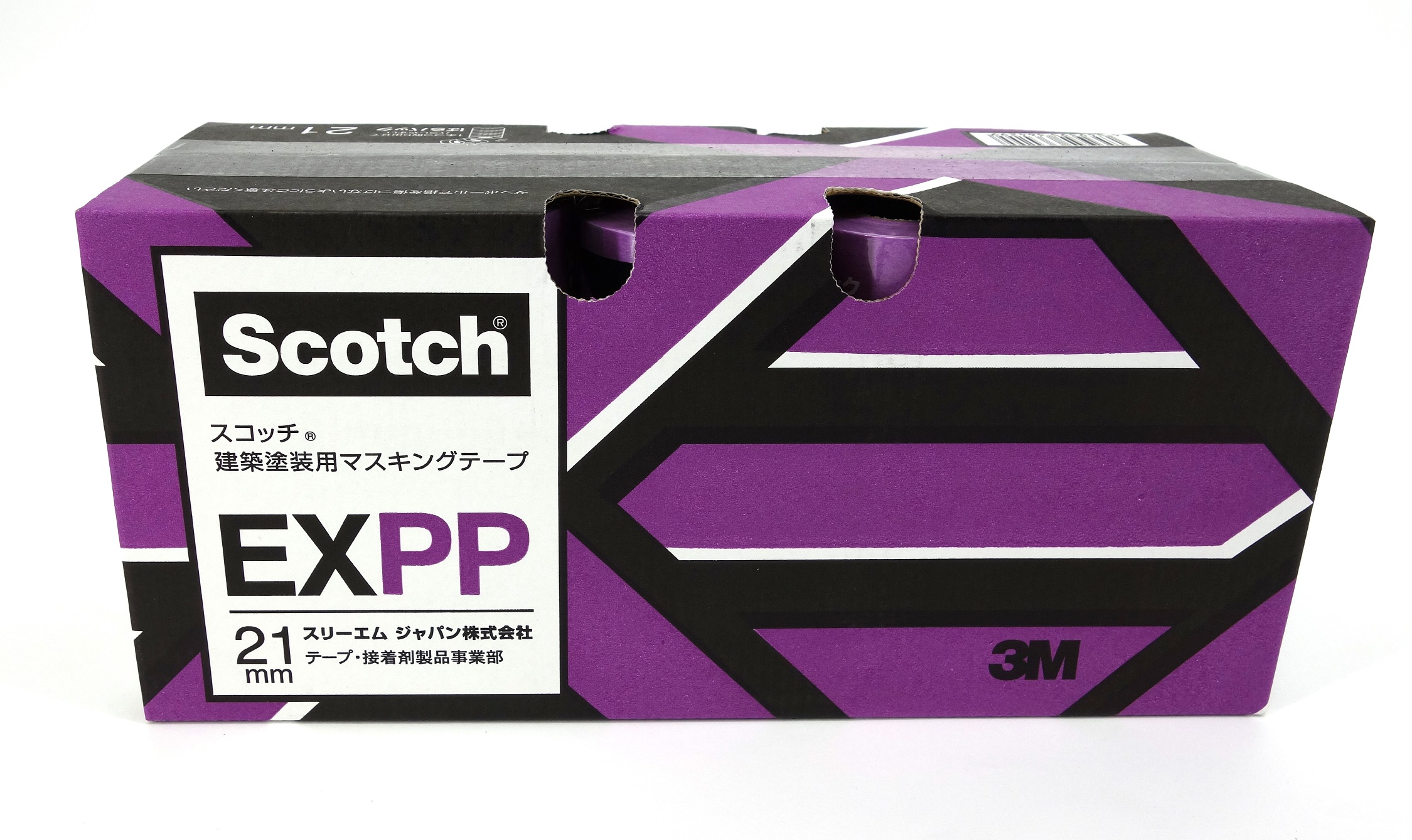３Ｍテープ　塗装用　ＥＸＰＰ２１ＭＭ　ムラサキ　６０マキ