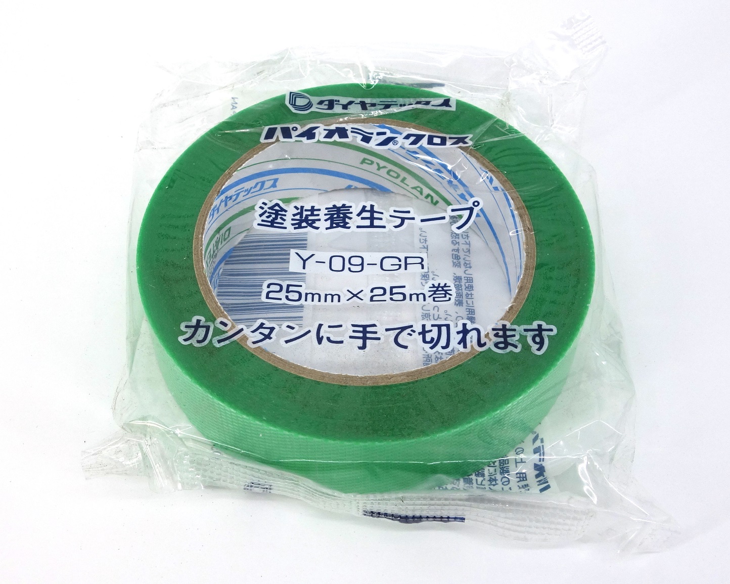 パイオランテープ　２５ＭＭグリーン　２５ＭＭ×２５Ｍ　（６０巻入）