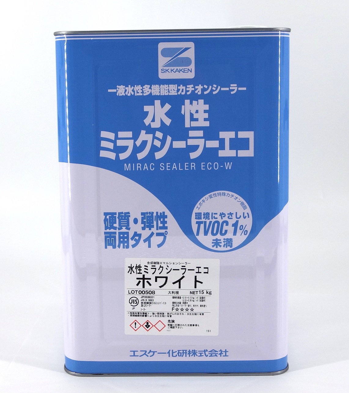 水性ミラクシーラーエコ　　ホワイト　１５KG