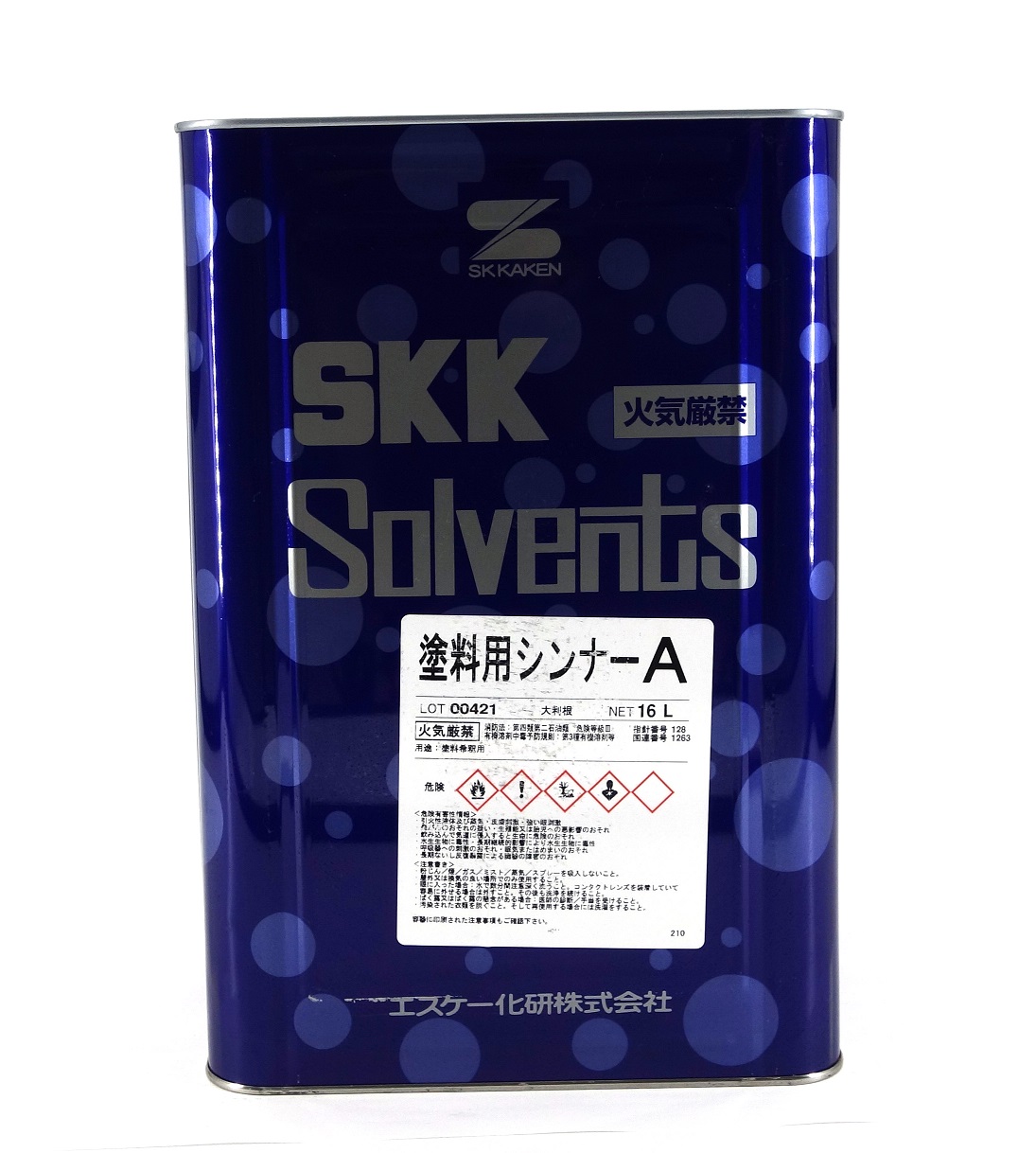 塗料用シンナーＡ　１６Ｌ