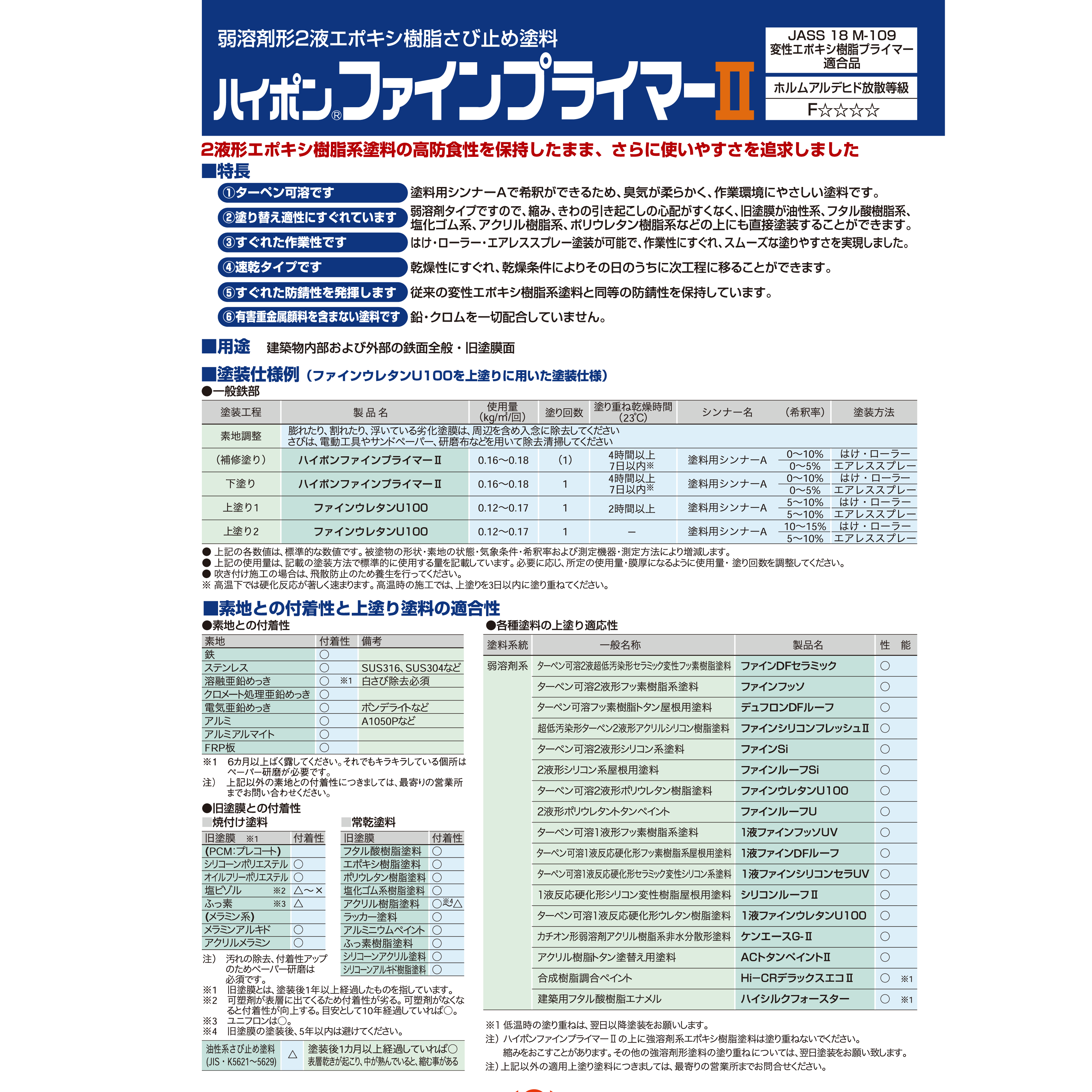 ハイポンファインプライマーII