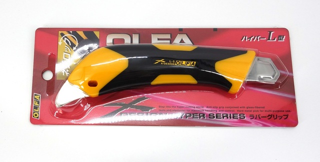 オルファカッターハイパーＬ耐溶剤型　　　　１９２Ｂリブスター　（５本）
