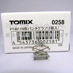 TOMIX 0258 PT4811N パンタグラフ(2個入) railways湘南ラインweb店