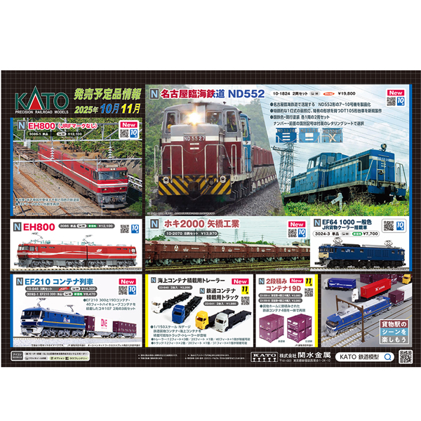 Amazon | KATO Nゲージスターターセット EF210コンテナ列車 10