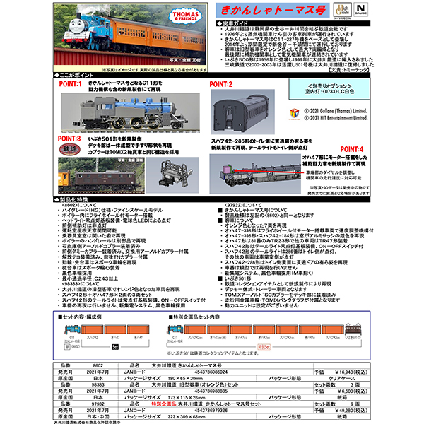 大井川鐵道 きかんしゃトーマス