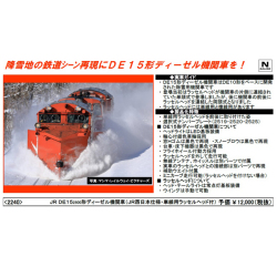 DE15 2500番台(JR西日本仕様・単線用ラッセルヘッド付)