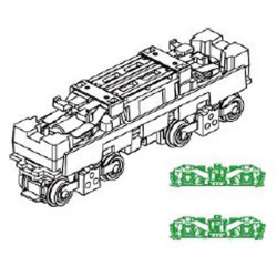 動力ユニット電気機関車用（車輪径6mm）