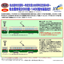TOMYTEC 鉄コレ 名古屋市交通局2000型/1400型 railways湘南ラインweb店