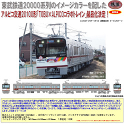 鉄コレ アルピコ交通上高地線20100形TOBU×ALPICOコラボトレイン 2両セット