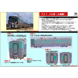 521系100番代（七尾線）2両 基本/増結 各セット